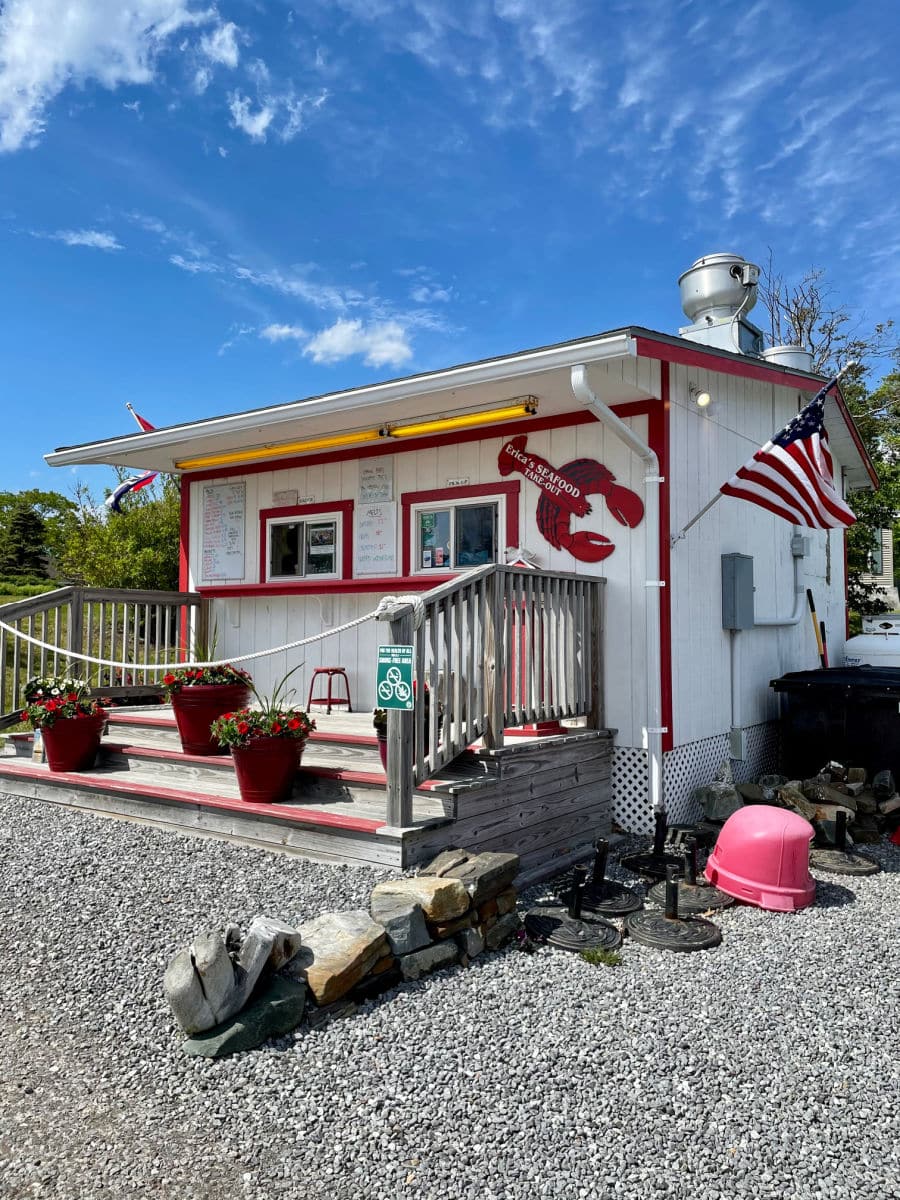 Erica's seafood in Harpswell Maine