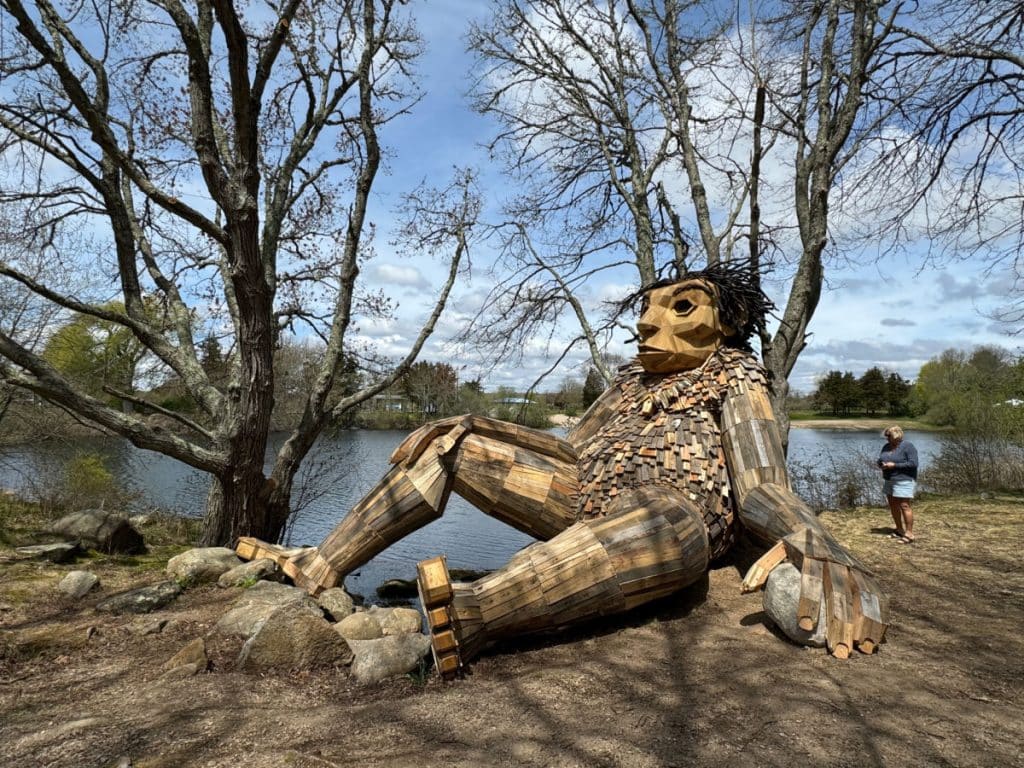 Erik the troll in Ninigret Park