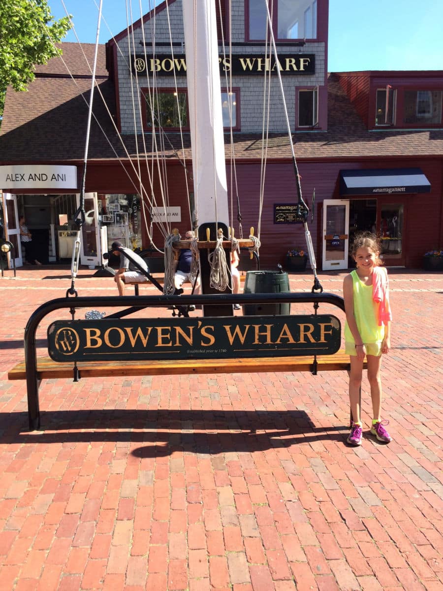 Bowen's Wharf sign