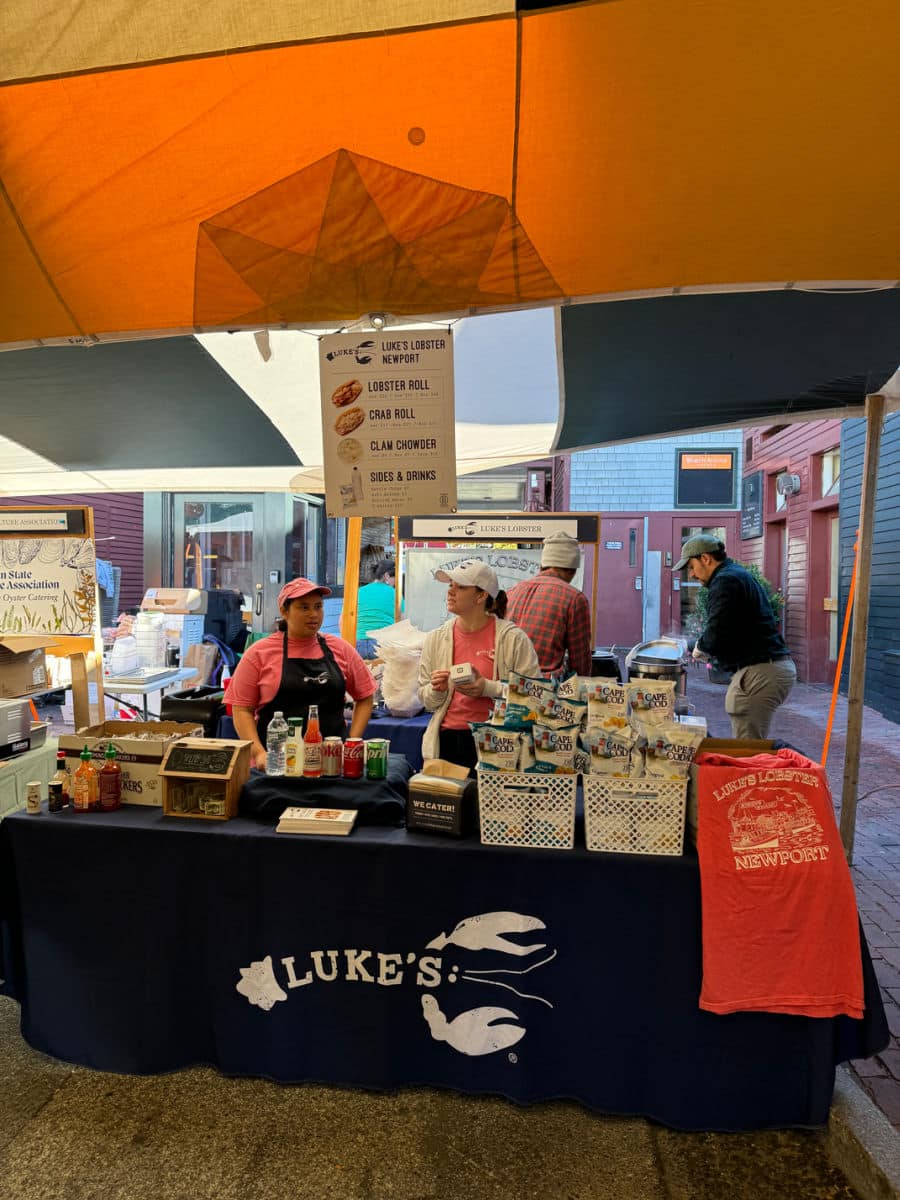 Bowen's Wharf seafood festival in Newport