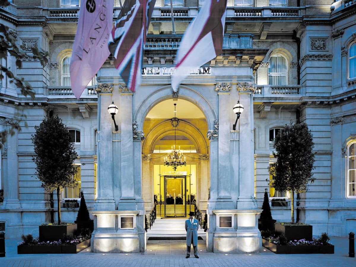 Entrance to the Langham London