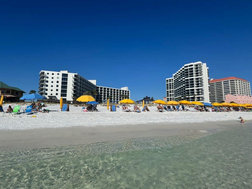 Hilton Sandestin from the water