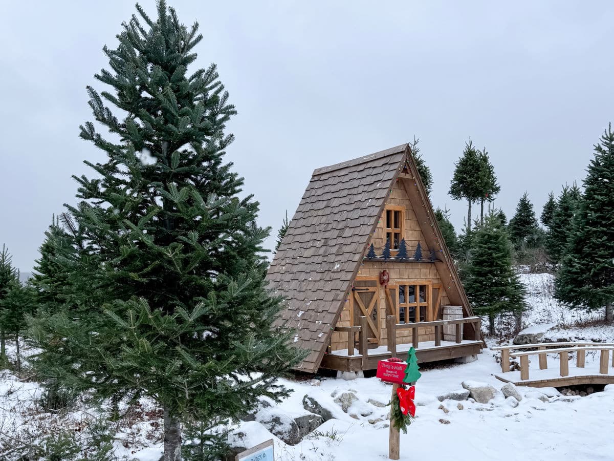 Twigs Chalet in New Ross Nova Scotia for Christmas