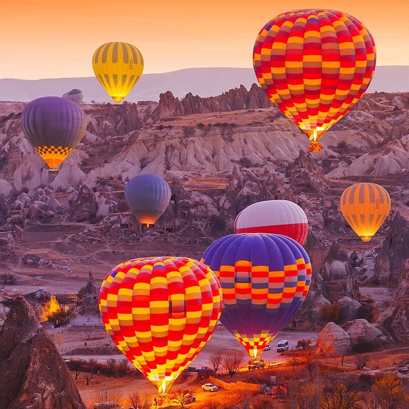 Ballooning over Cappadocia
