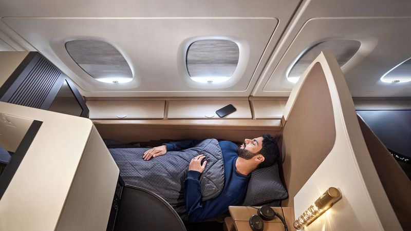 9. Business Class Lie-flat Seats