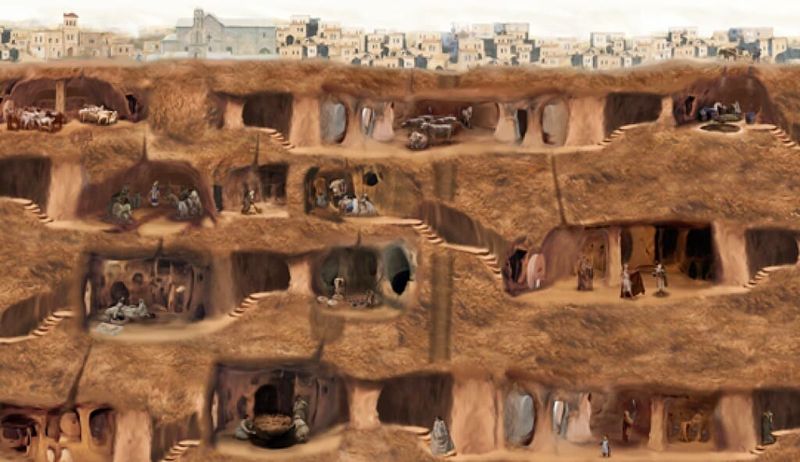 Derinkuyu Underground City, Turkey