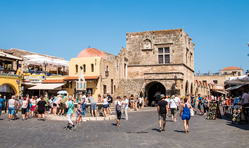 Lively Plaza of Nea Agora