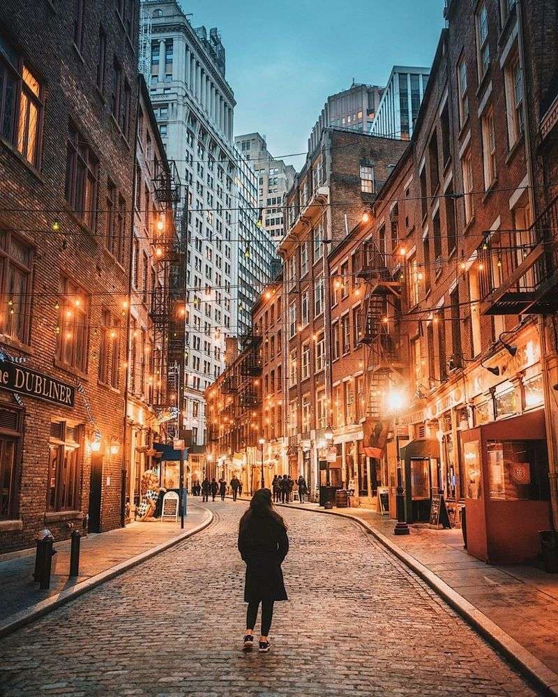 Stone Street, New York City, USA
