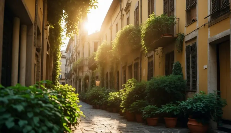 Silent Streets of Milan