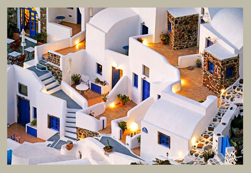 Santorini Cave Houses, Greece