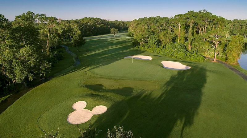 Golfing at Disney's Magnolia Golf Course