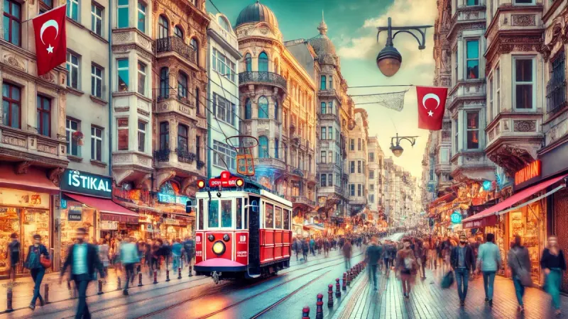 Istiklal Avenue, Istanbul, Turkey