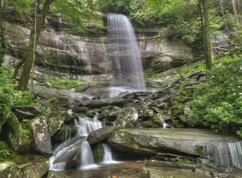 Rainbow Falls: A Colorful Cascade