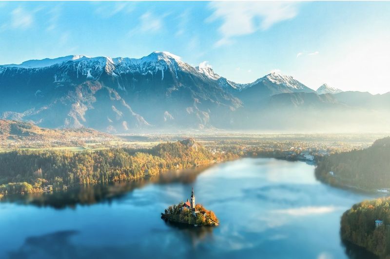 Serene Beauty of Lake Bled, Slovenia