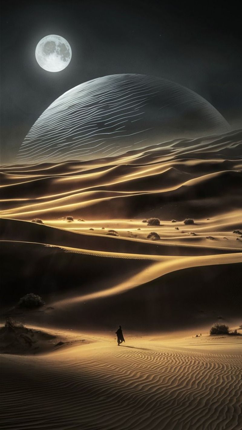 Silent Moon Desert