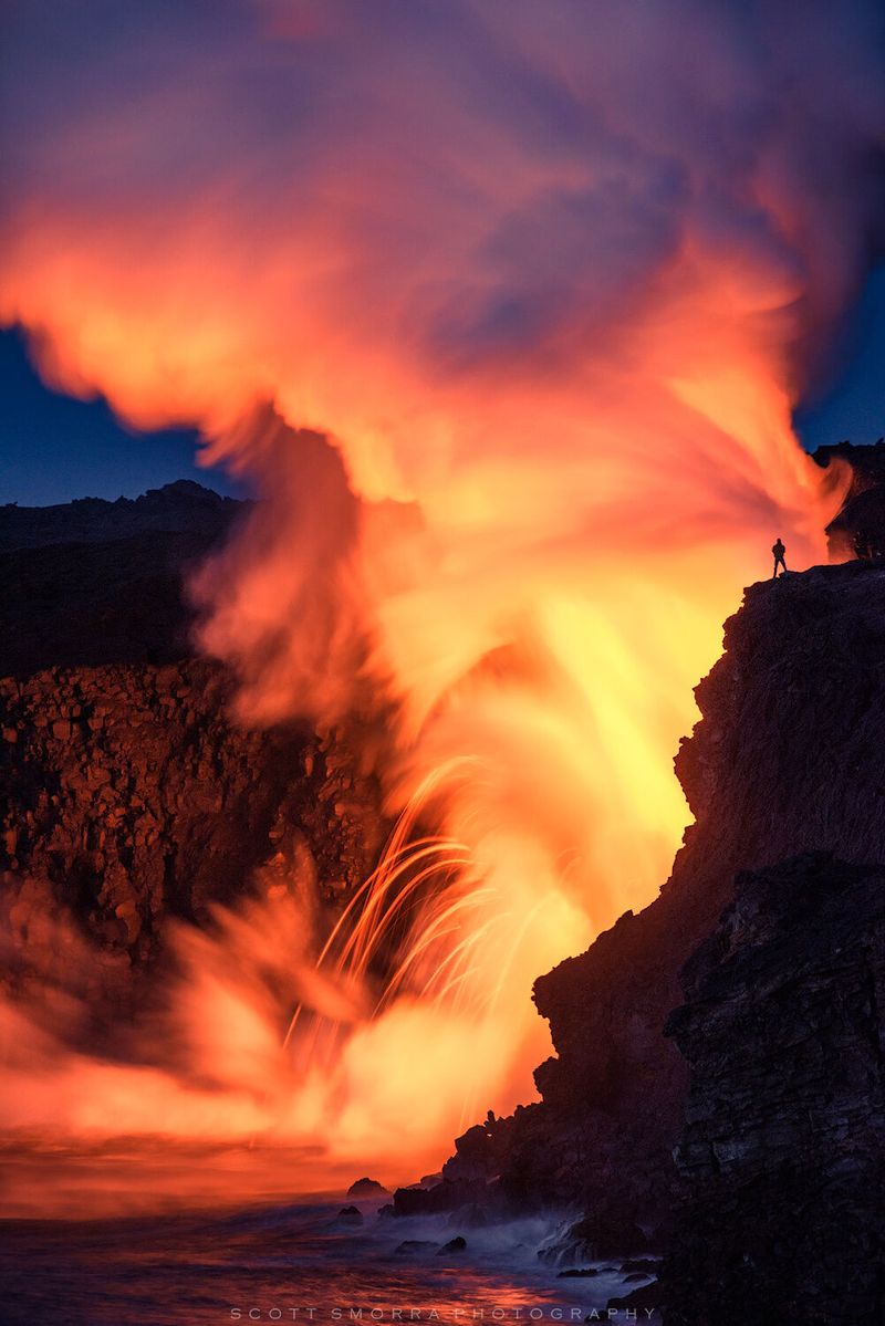 The Volcano's Edge in Hawaii