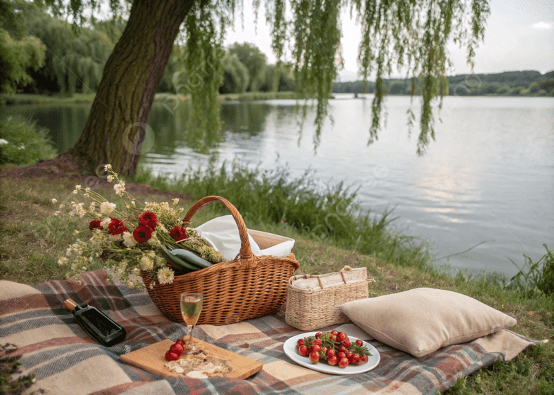 Rustic Lakeside Picnic