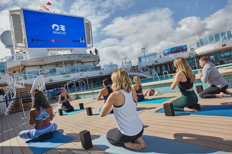 Engage in Deck Zumba or Yoga