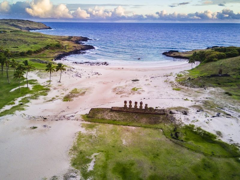 Anakena Beach, Easter Island