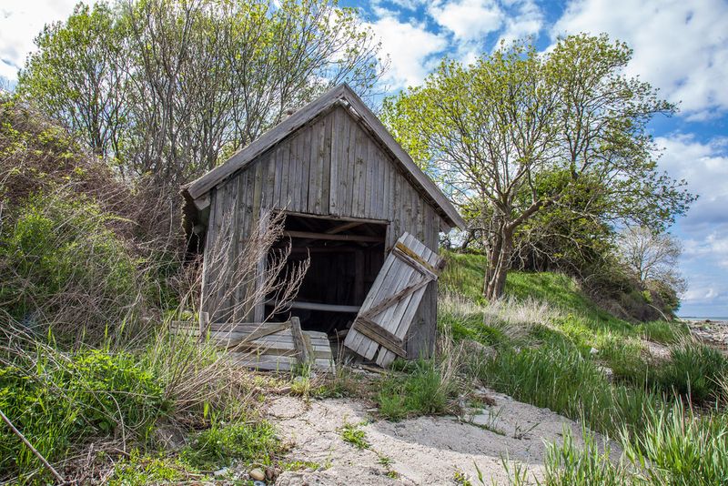The Abandoned Beach Hut