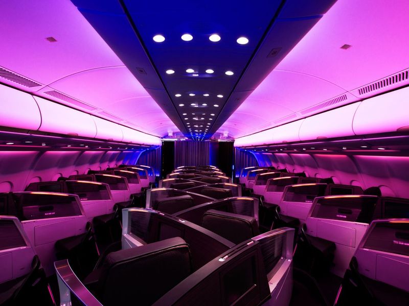 Virgin Atlantic's Mood Lighting