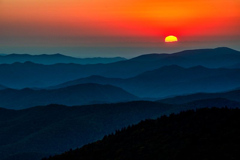 Breathtaking Sunsets from Clingman's Dome