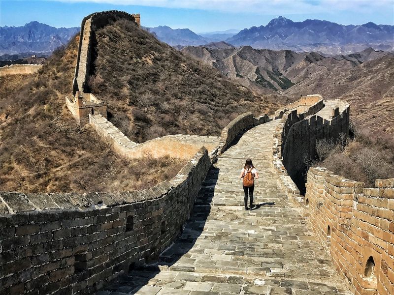 Walking the Great Wall of China