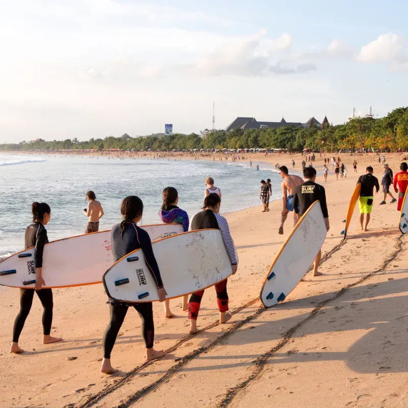 Relax on Kuta Beach