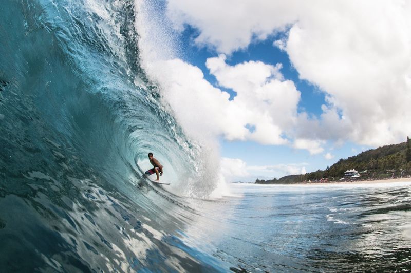 Surfing in Hawaii