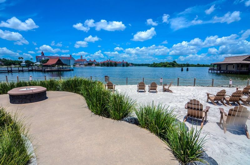 Relaxing at the Polynesian Village Resort