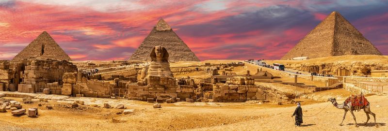 Visiting the Pyramids of Giza