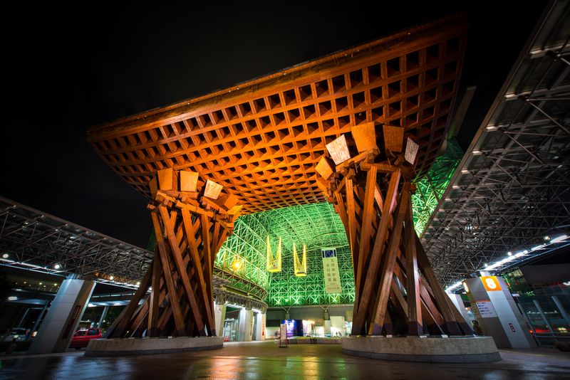 Kanazawa Station, Kanazawa, Japan