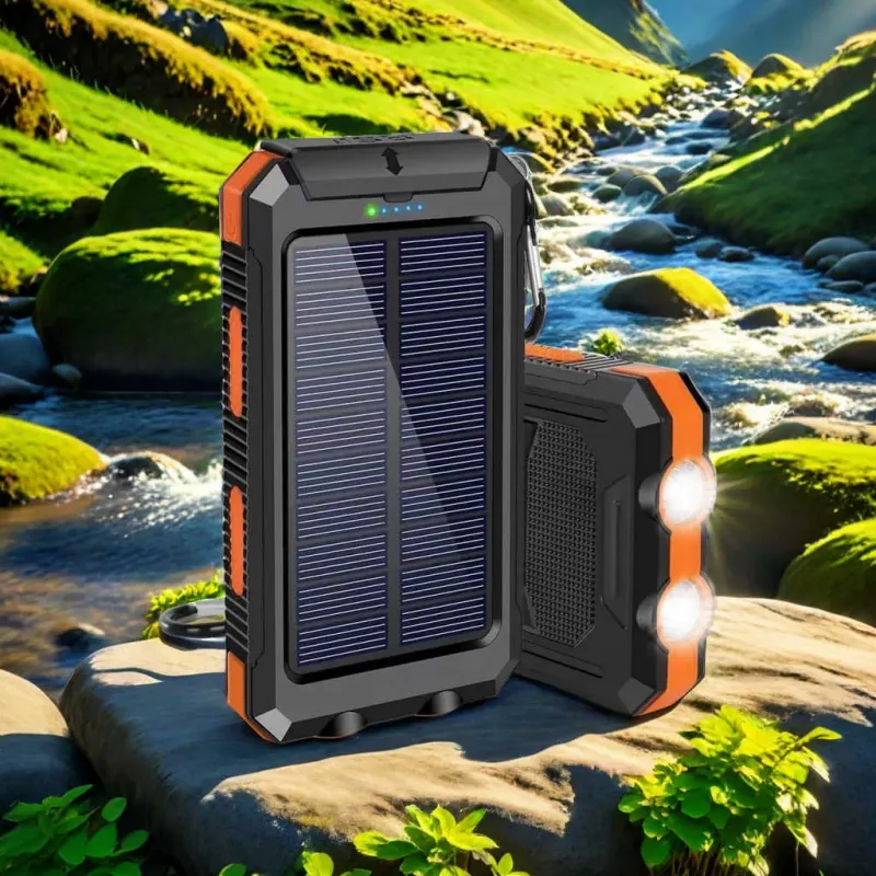 Power Bank with Solar Charging