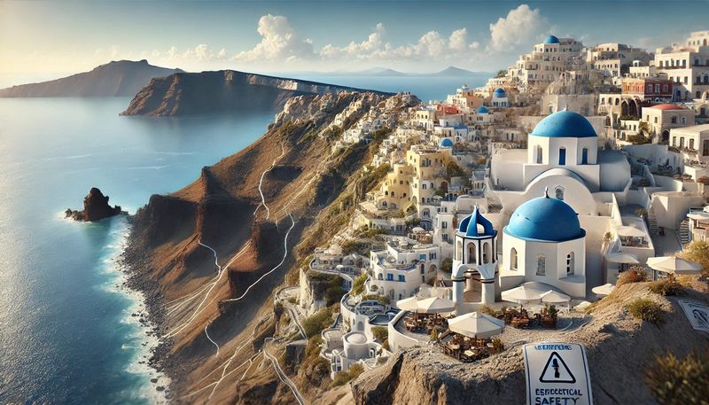 Santorini's Cliffs