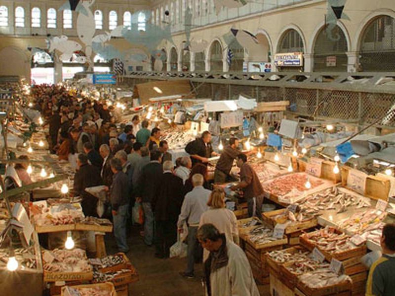Vibrant Market of Agora