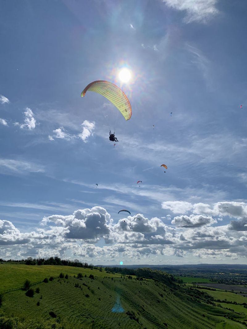 Paragliding in the South Downs