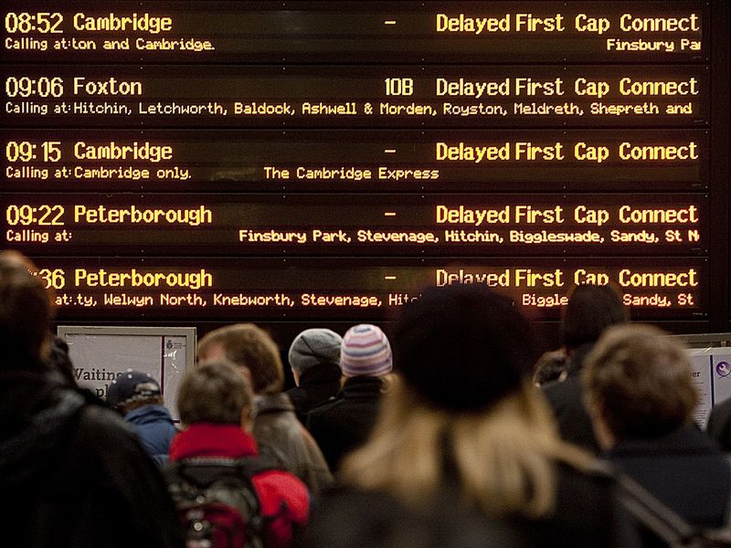 Underestimating Train Delays