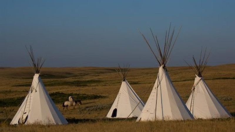 Blackfoot Tipi Village in Alberta