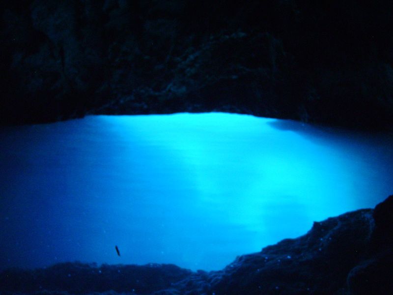 Solitude at the Blue Cave of Biševo