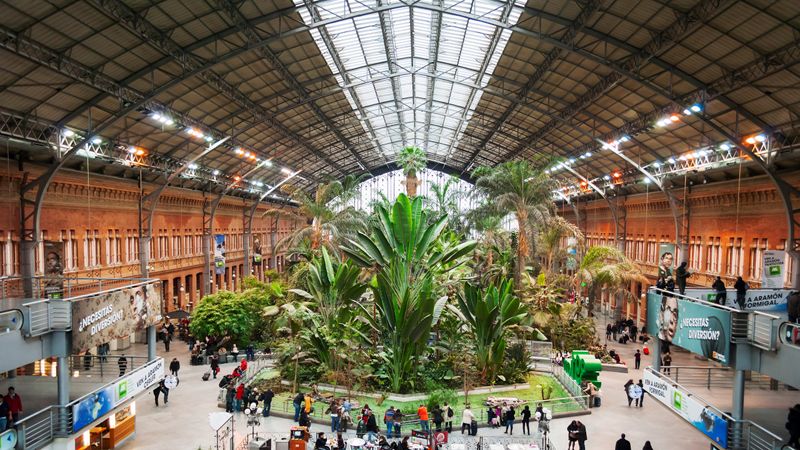 Atocha Station, Madrid, Spain