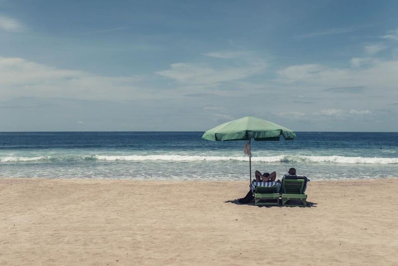 Beach Sunbathing Bliss