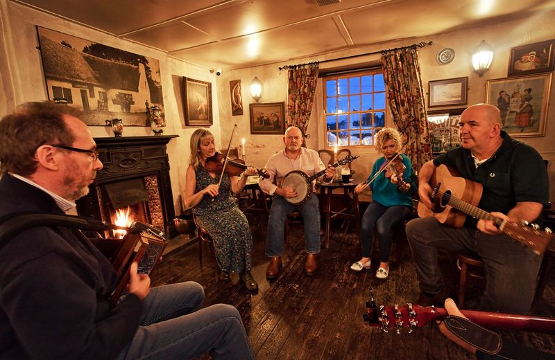 Immerse in Traditional Irish Music at a Pub