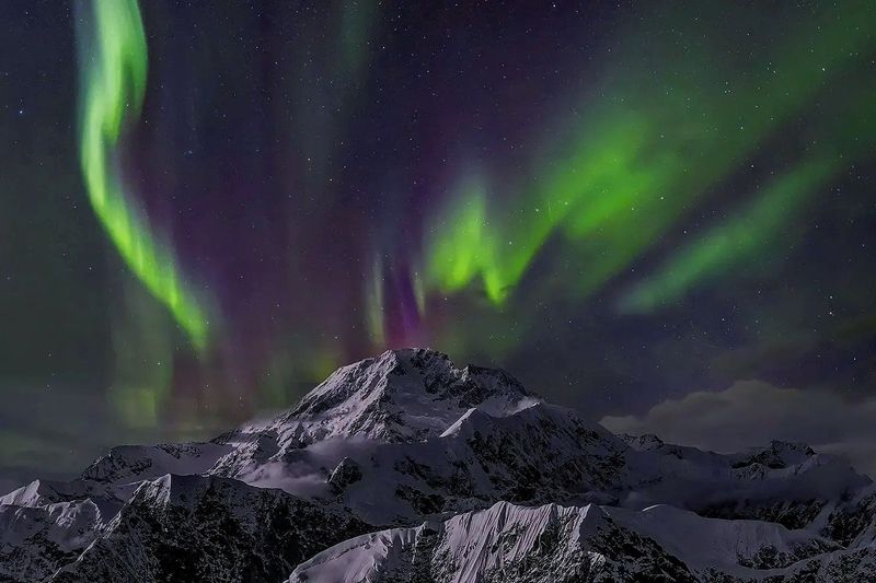 Aurora over Denali