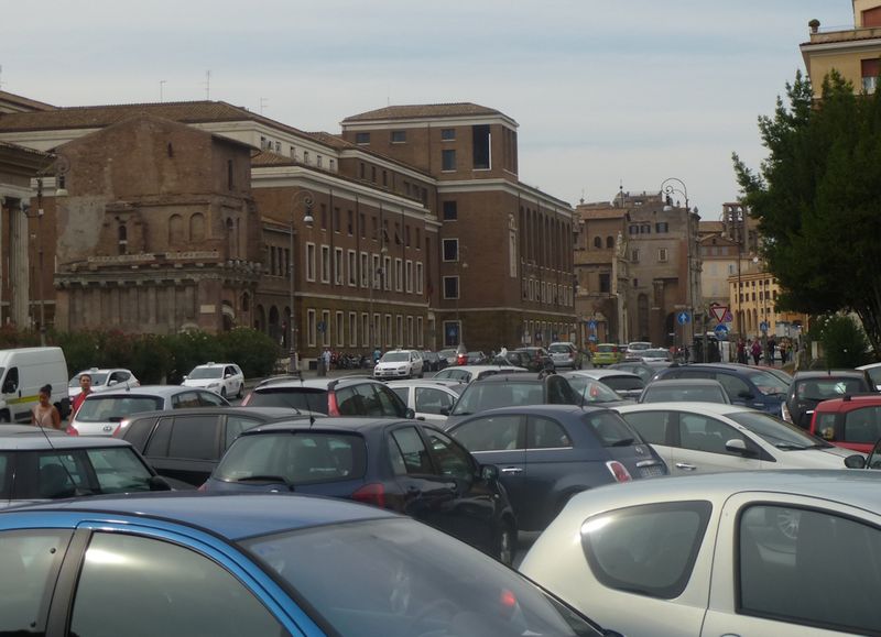 Rome's Chaotic Traffic