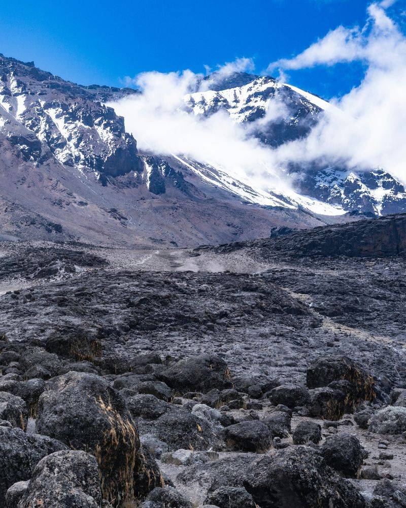 Mount Kilimanjaro's Snow-Capped Peaks