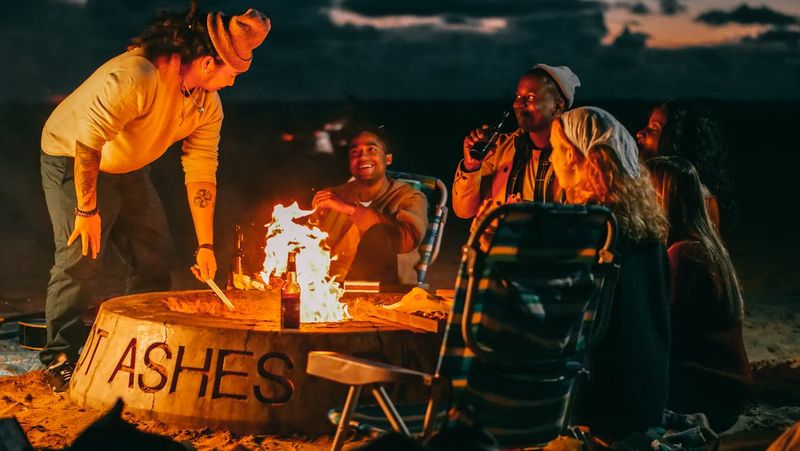 Beach Bonfire Gatherings