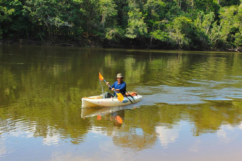 Kayaking the Amazon River
