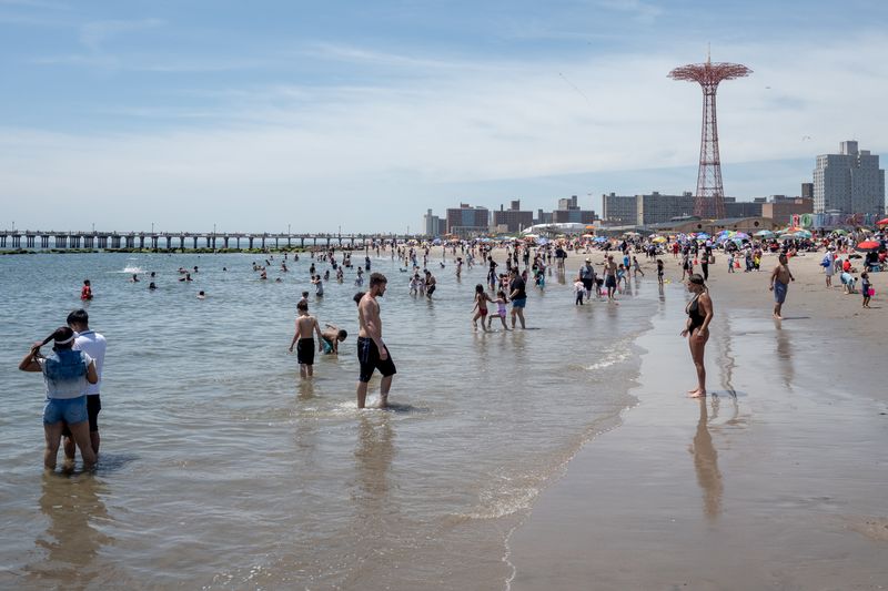 Coney Island Beach Day
