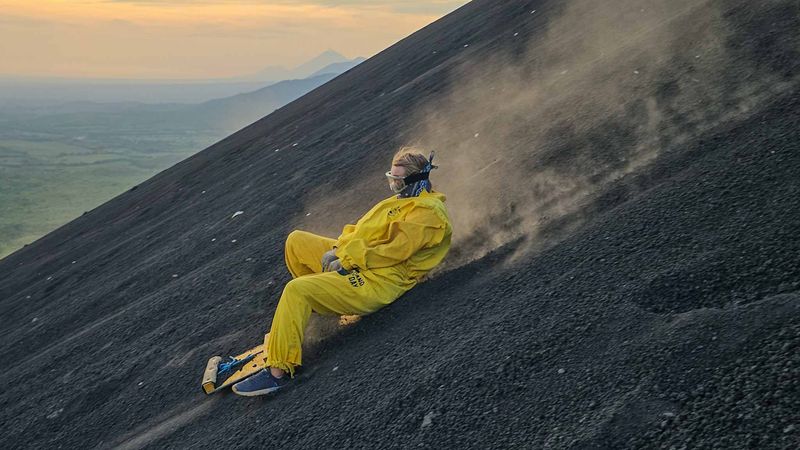 Volcano Boarding in Nicaragua
