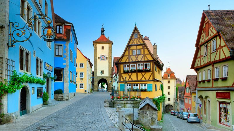 Medieval Town of Rothenburg ob der Tauber, Germany